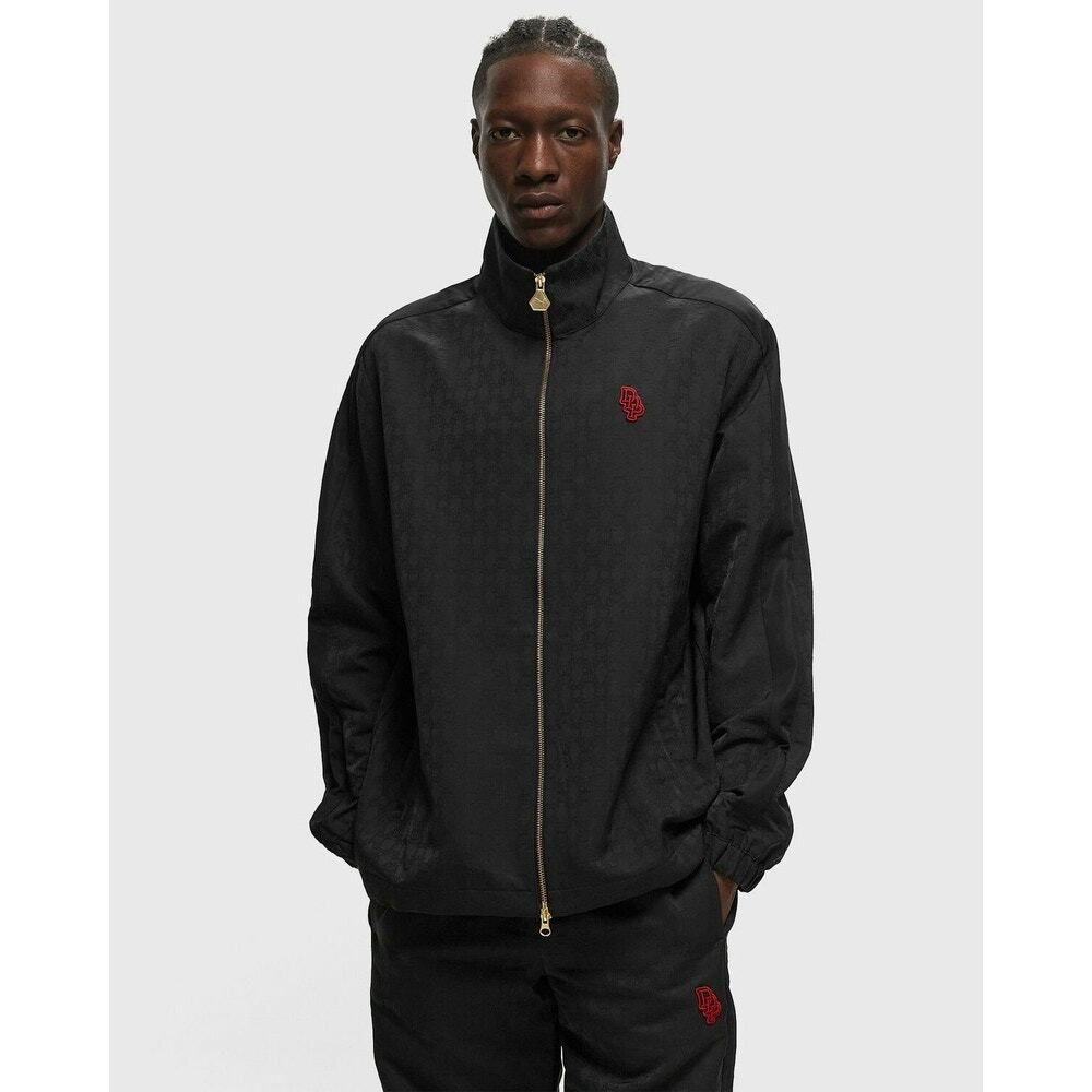 New NWT Puma Dapper Dan SZ M Black Zip Up Monogram Logo Streetwear Track Jacket